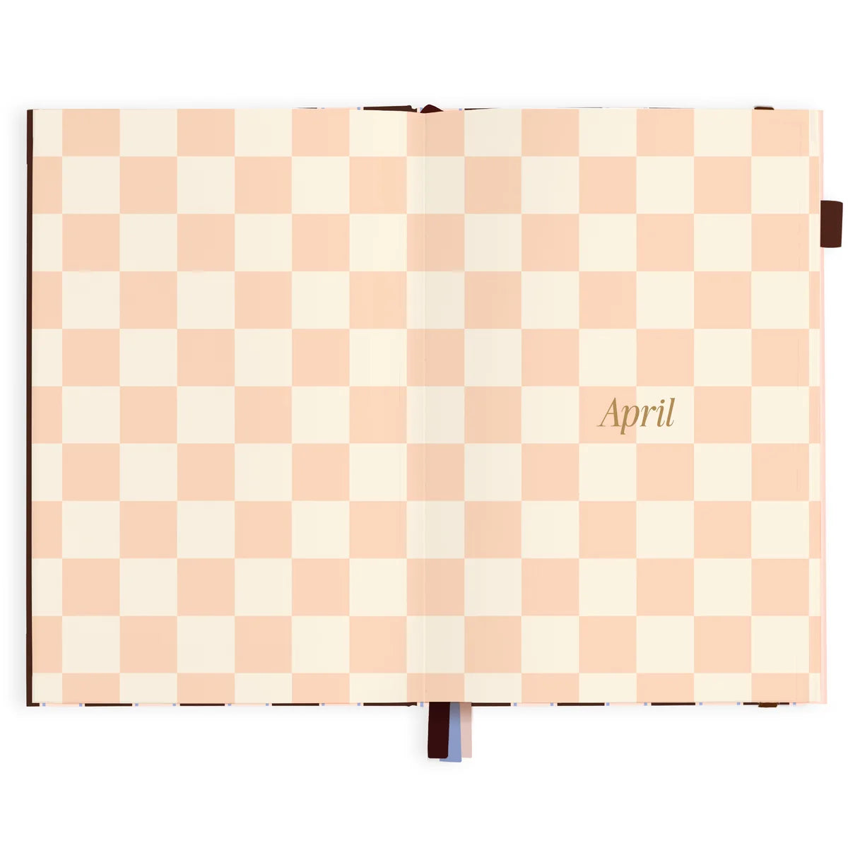 2027 A5 Academic Vertical Planner | Chocolate Stripe