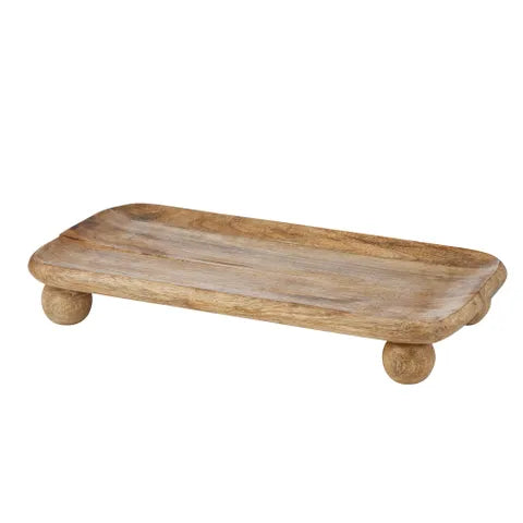 Vance Wood Rect Footed Board