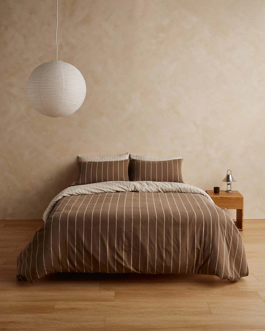 Quilt Cover | Caramel/Cream