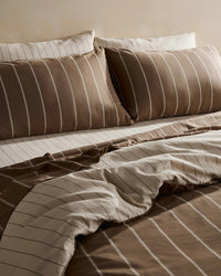 Quilt Cover | Caramel/Cream