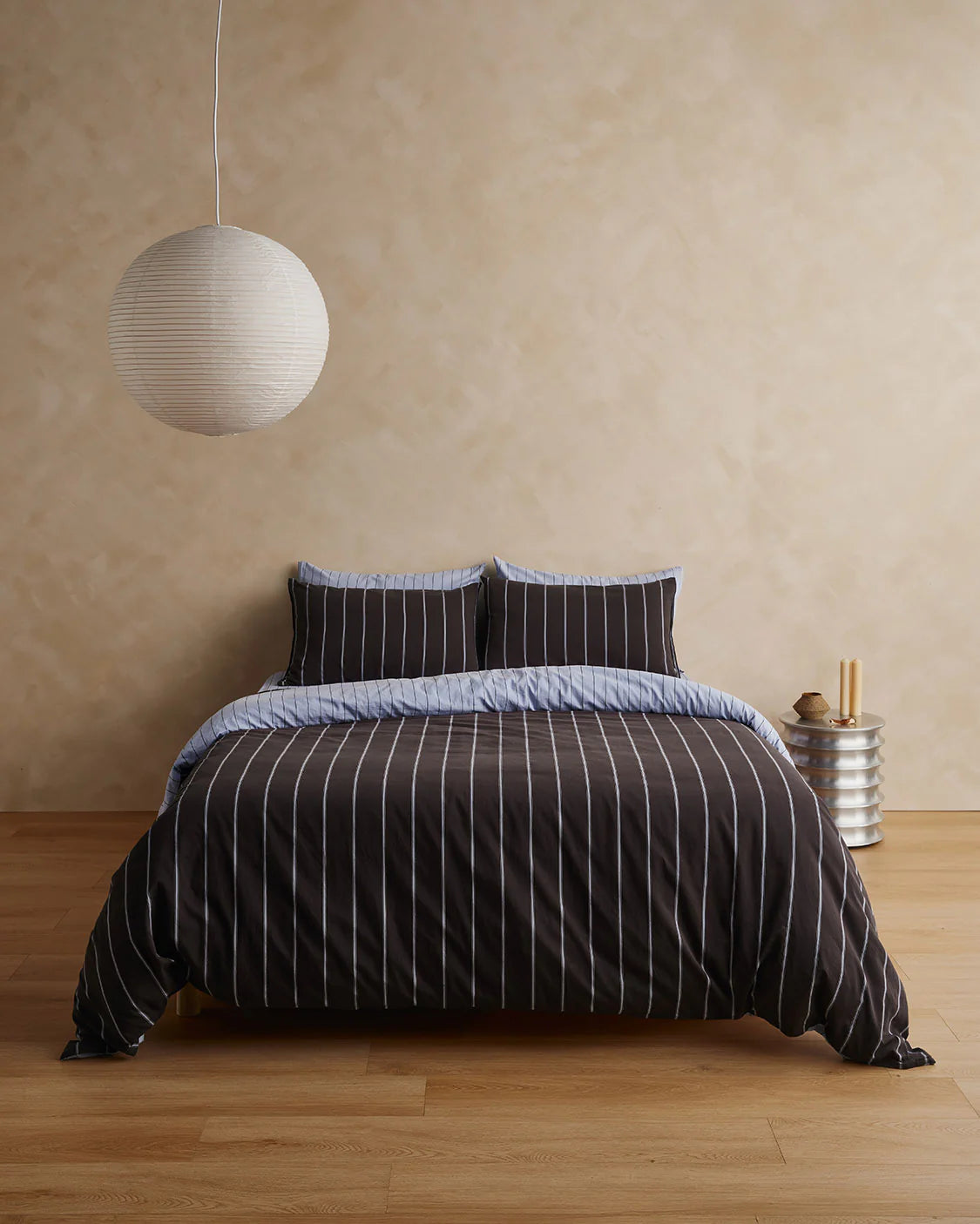 Quilt Cover | Chocolate/Mist