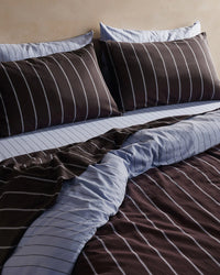 Quilt Cover | Chocolate/Mist