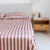 100% Organic Bamboo Sheet Set | Cinnamon Stripe