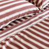 100% Organic Bamboo Sheet Set | Cinnamon Stripe