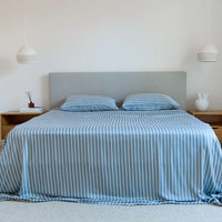 100% Organic Bamboo Sheet Set | Bay Stripe
