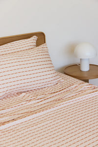 100% Organic Bamboo Sheet Set | Maple Check