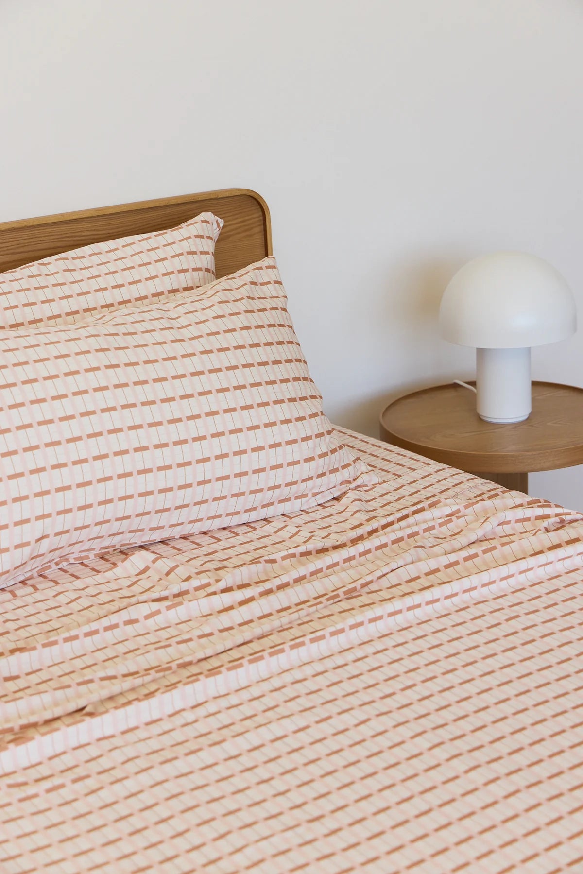 100% Organic Bamboo Sheet Set | Maple Check