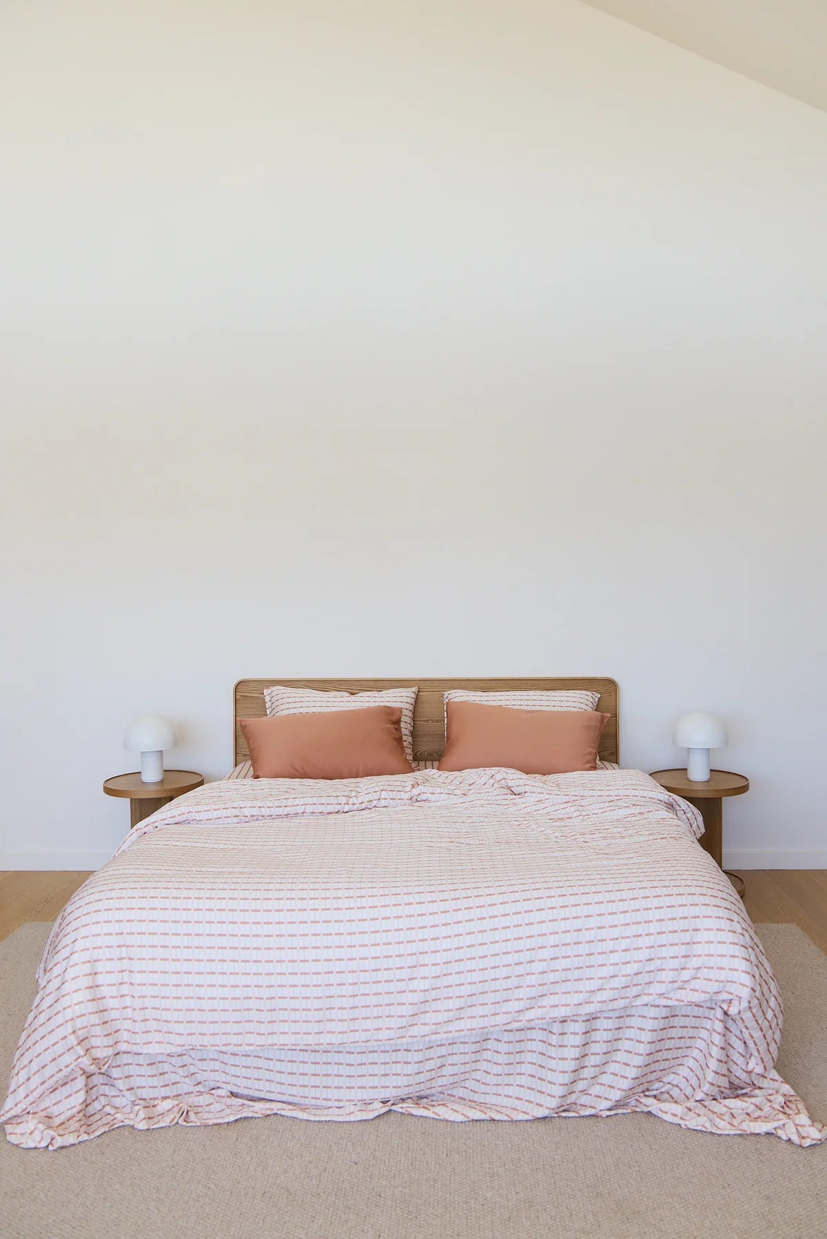 100% Organic Bamboo Sheet Set | Maple Check