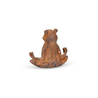 Yoga Frog Sitting Cast Iron