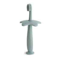 Mushie Training Toothbrush | Cambridge Blue