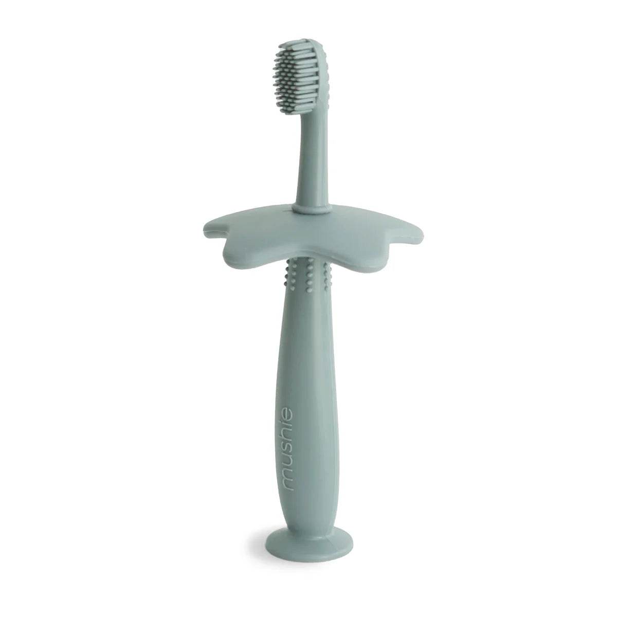 Mushie Training Toothbrush | Cambridge Blue
