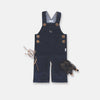 Baby Boys Roy Dungaree | Navy Corduroy