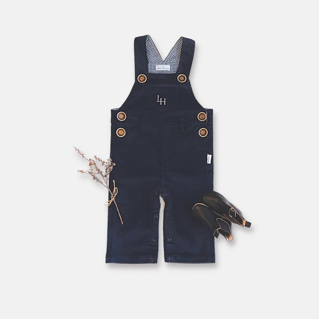 Baby Boys Roy Dungaree | Navy Corduroy