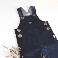 Baby Boys Roy Dungaree | Navy Corduroy