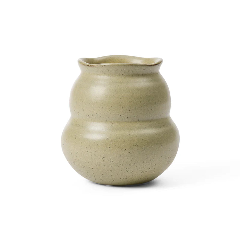 Denver Stone Cream Taupe Narrow Vase