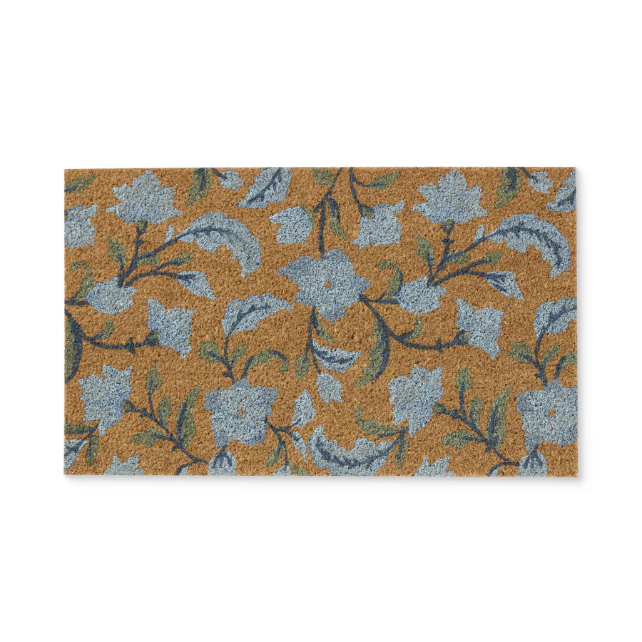 Summer Garden Blue Doormat