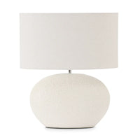 Owen White Textured Lamp