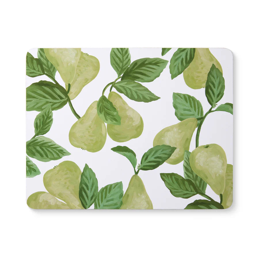 Pears Rectangle Placemat | Set 4