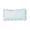 Ruffles Blue Cushion