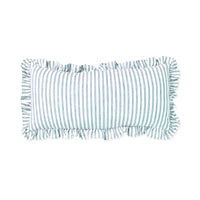 Ruffles Blue Cushion