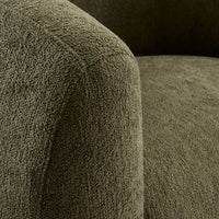 Casa Green Textured Swivel Chair