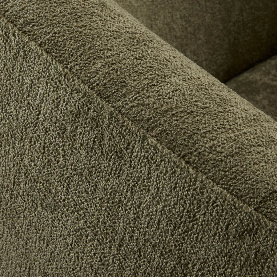 Casa Green Textured Swivel Chair