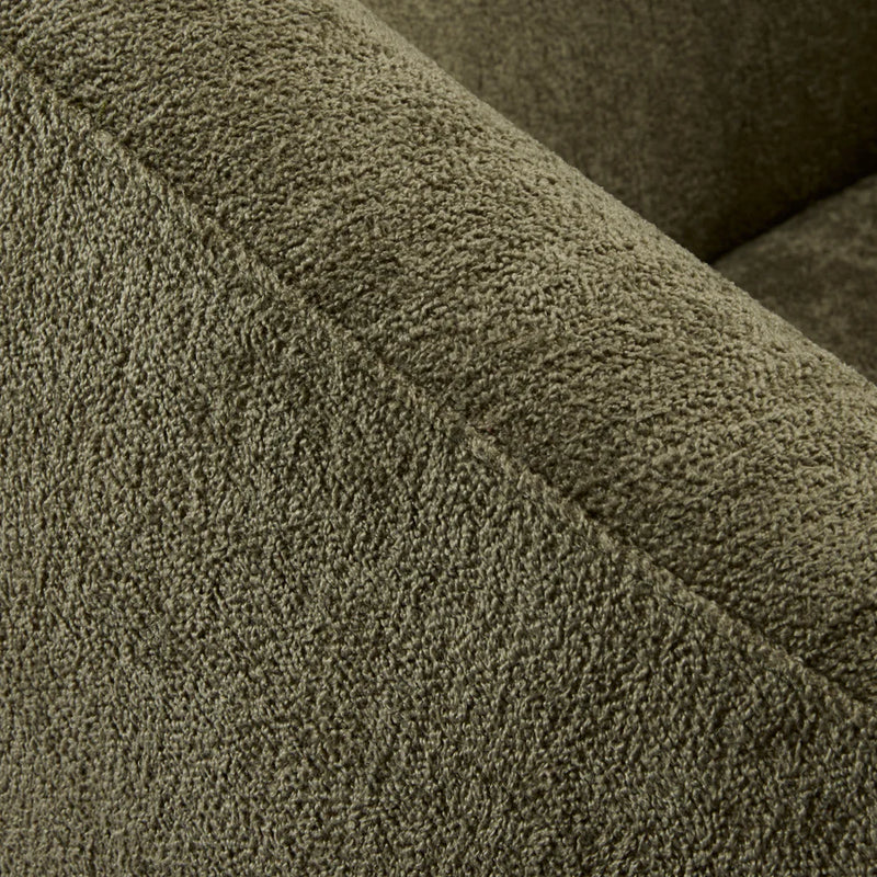 Casa Green Textured Swivel Chair