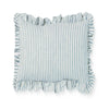 Ruffles Blue Cushion