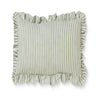 Ruffles Green Cushion