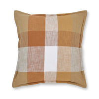Heide Rust Check Cushion