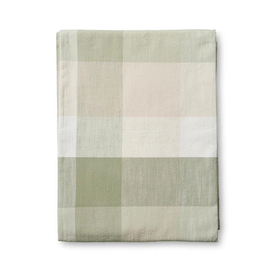 Heidi Check Green Tablecloth