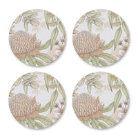 Glenelg Neutral Round Coaster Set 4