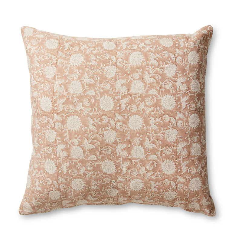 Delilah Rust Block Print Cushion Cushion