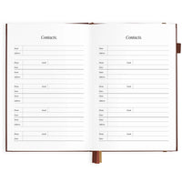 2027 A5 Vertical Planner | Chocolate