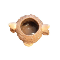 Ceramic Yak Highland Cow Pot Planter