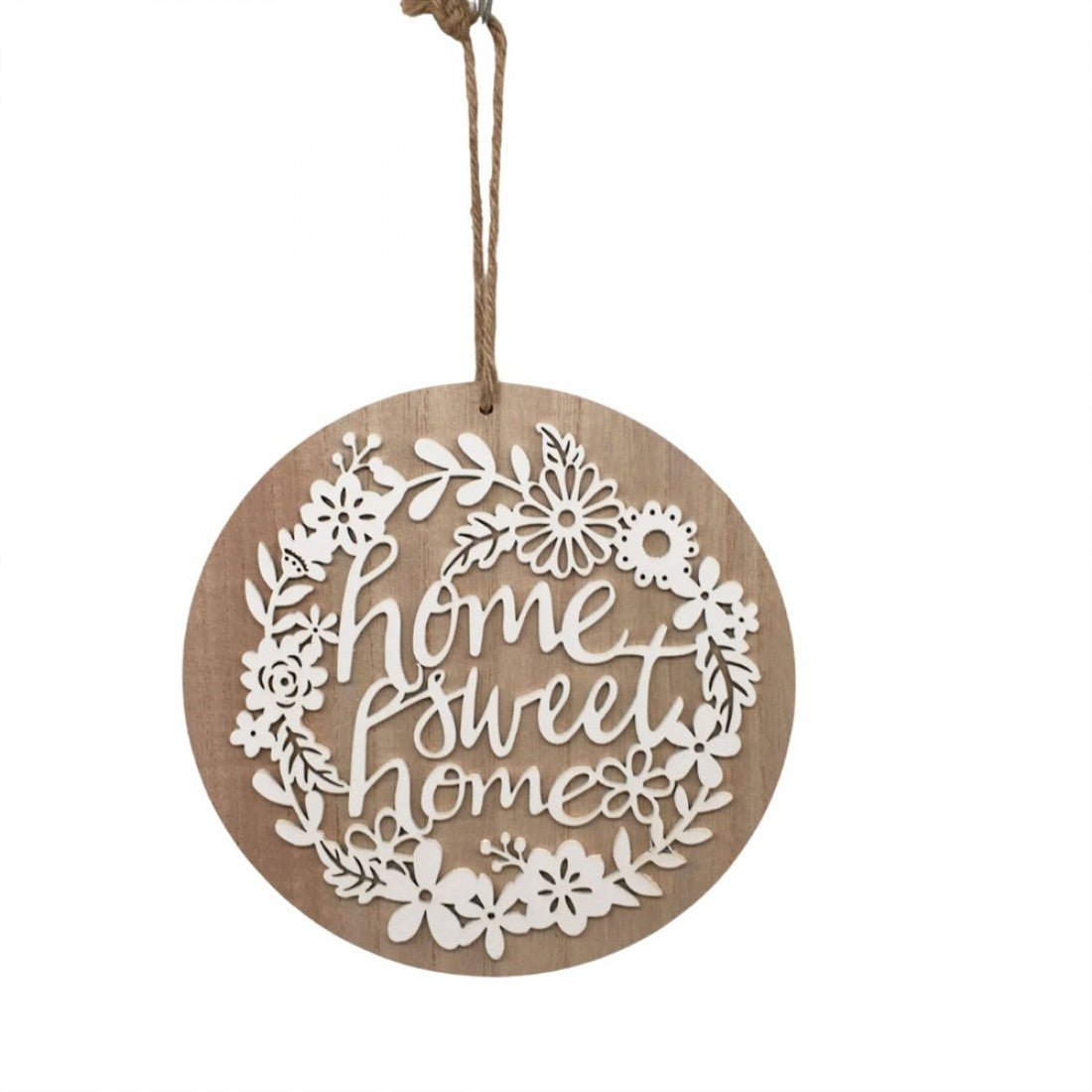 Home Sweet Home Wooden Hanging Plaque