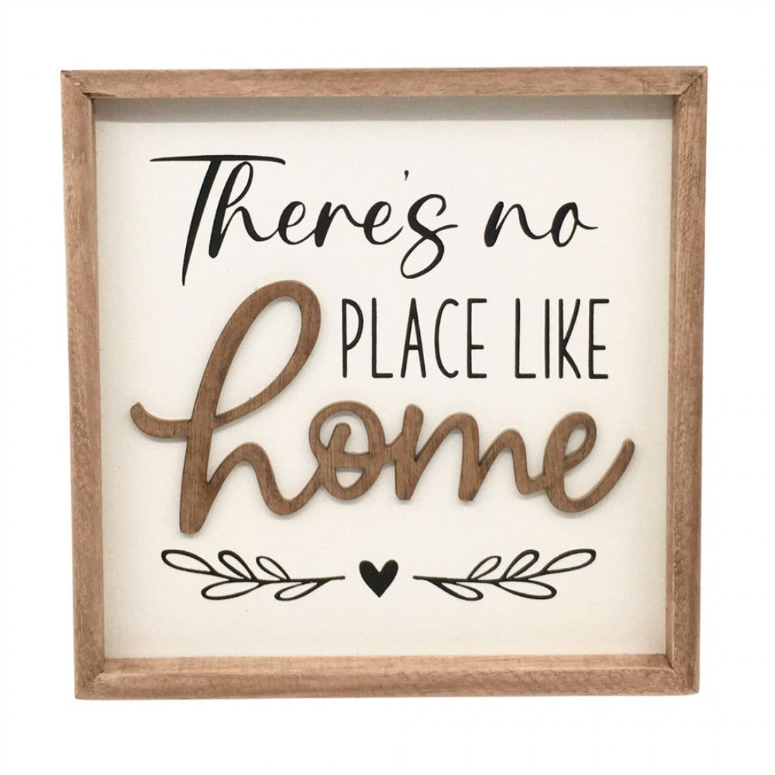 No Place Like Home Wooden Plaque