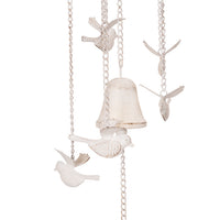 Wind Chime Cast Iron White