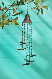 Wind Chime Cast Iron Brown