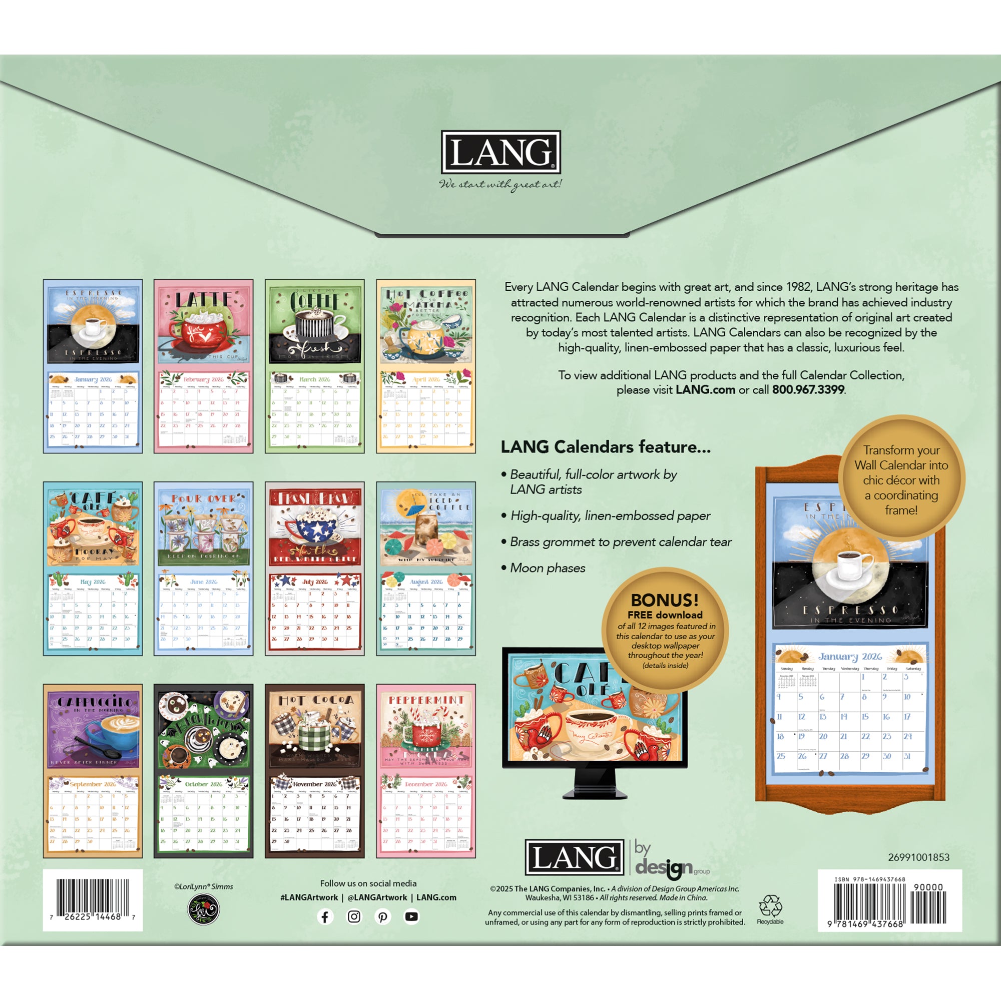 Coffee 2026 | Wall Calendar