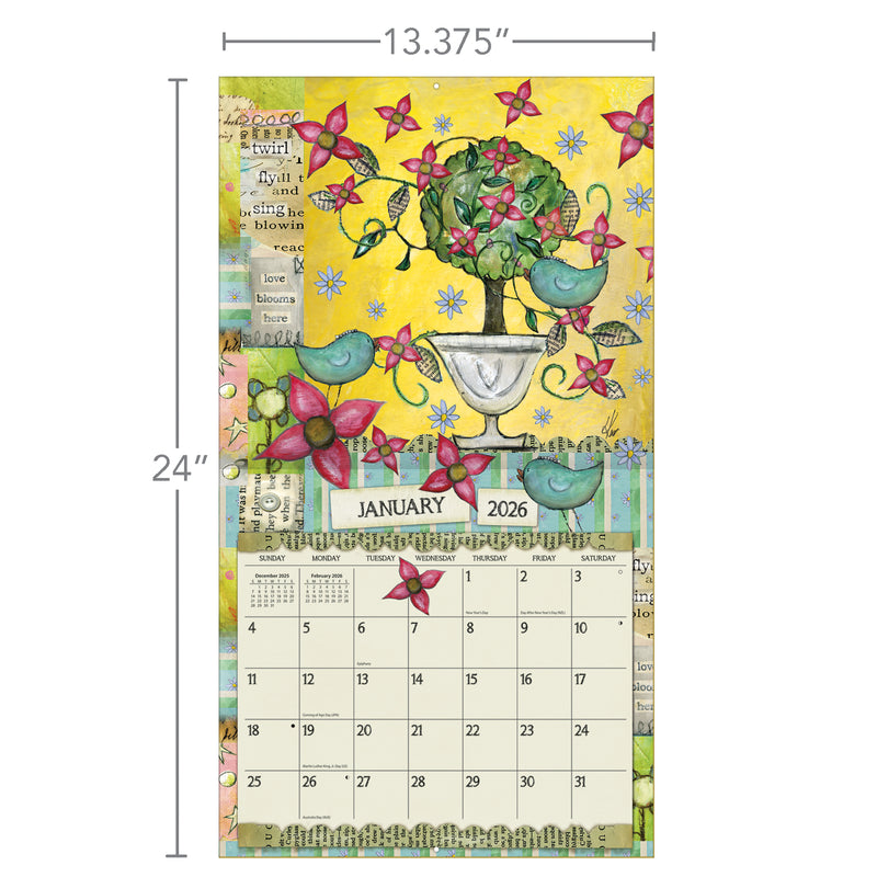 Color My World 2026 | Wall Calendar