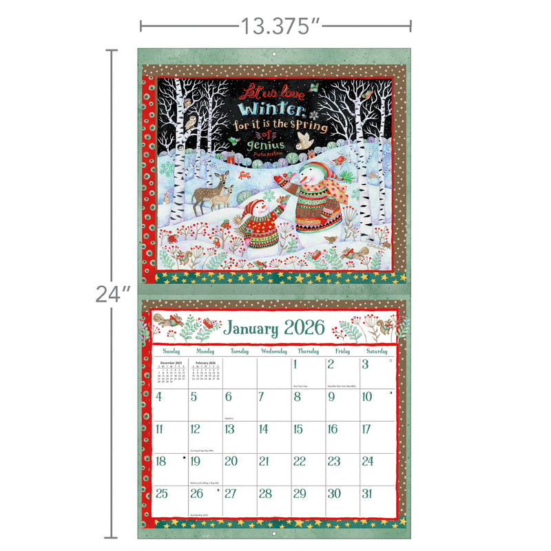 Simple Inspirations 2026 | Wall Calendar