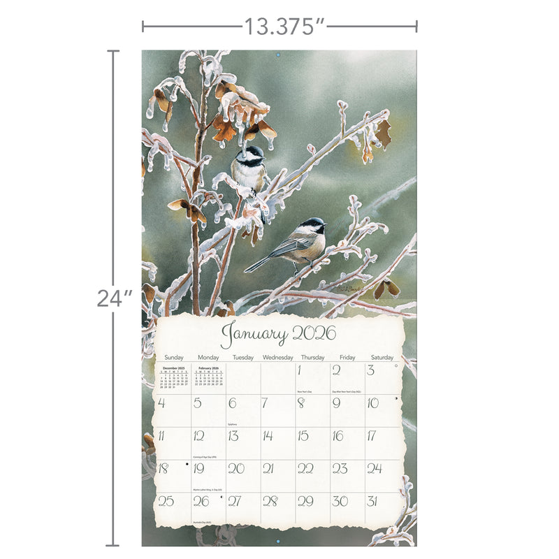 Songbirds 2026 | Wall Calendar