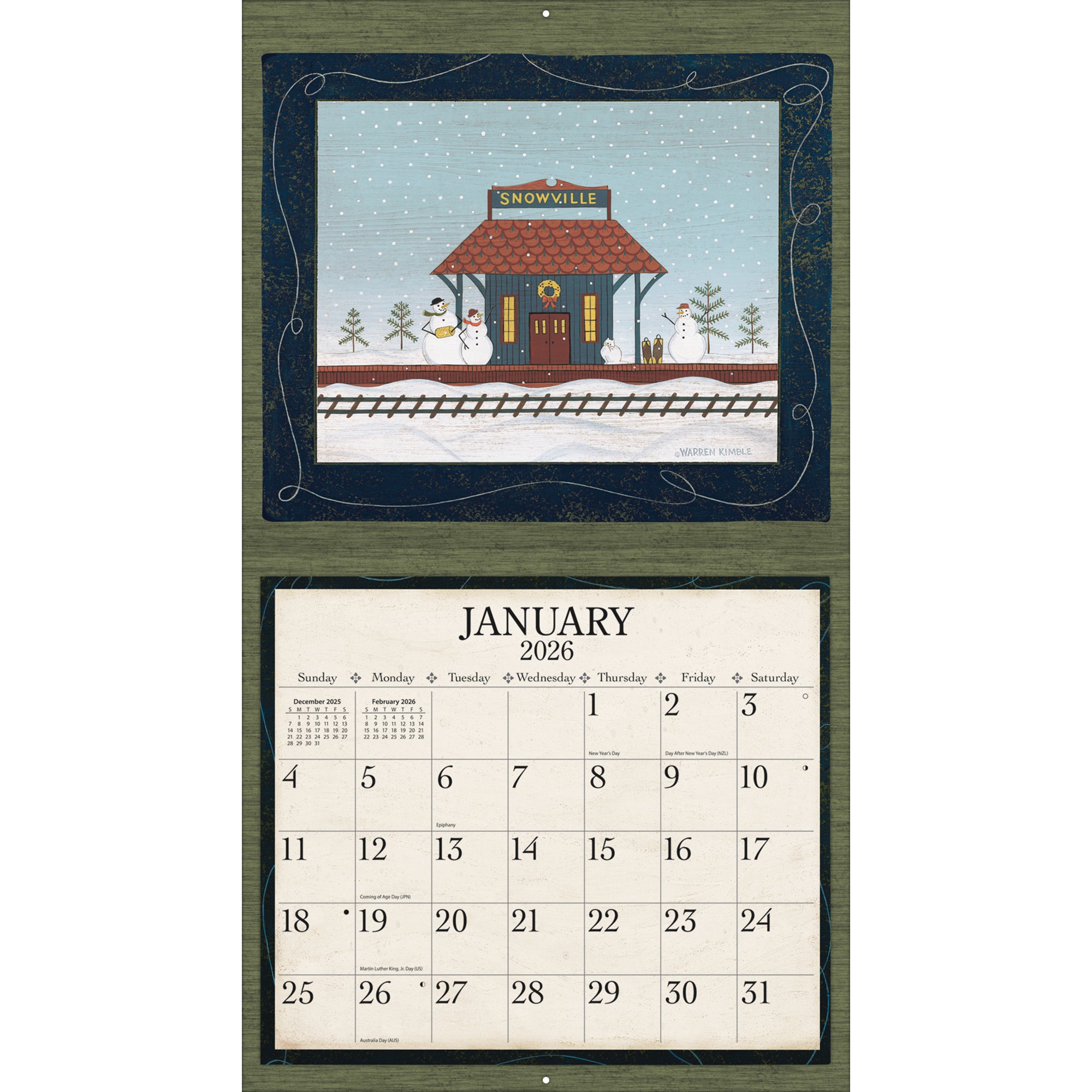 Warren Kimble 2026 | Wall Calendar