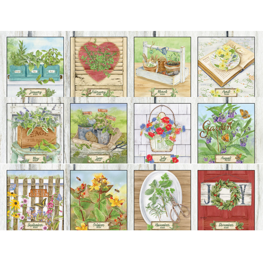 Herb Garden 2026 | Wall Calendar