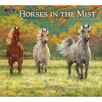 Horses In The Mist 2026 | Wall Calendar