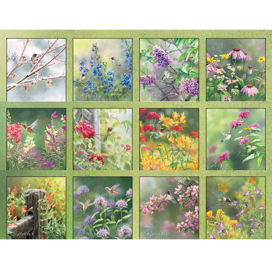 Hummingbirds 2026 | Wall Calendar