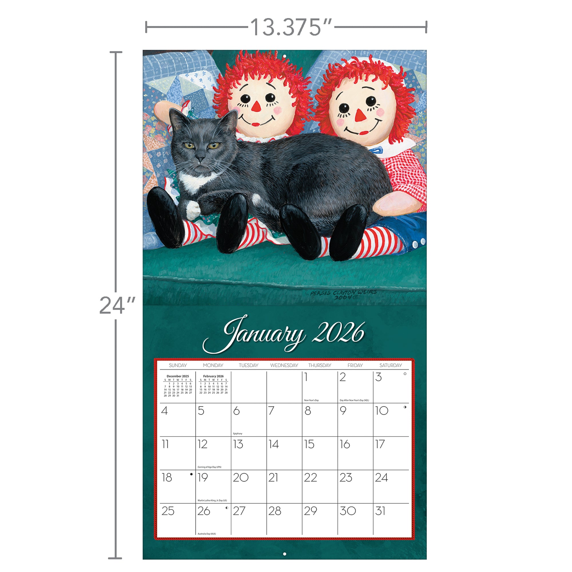 Love Of Cats 2026 | Wall Calendar