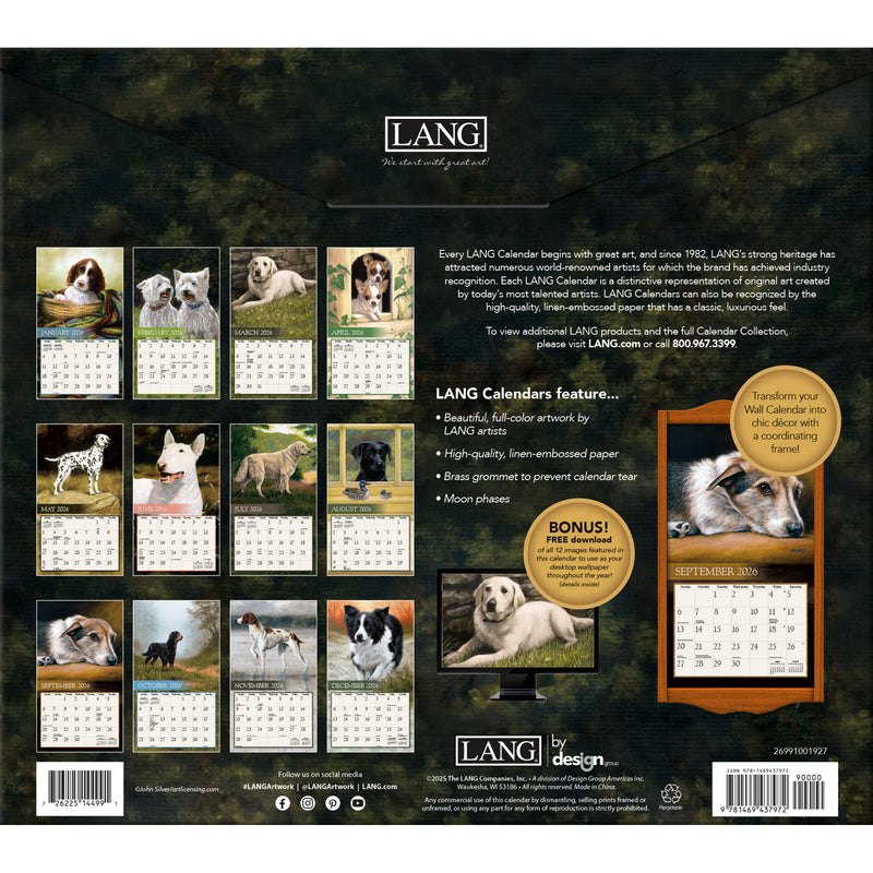 Love Of Dogs 2026 | Wall Calendar