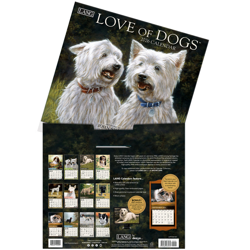 Love Of Dogs 2026 | Wall Calendar